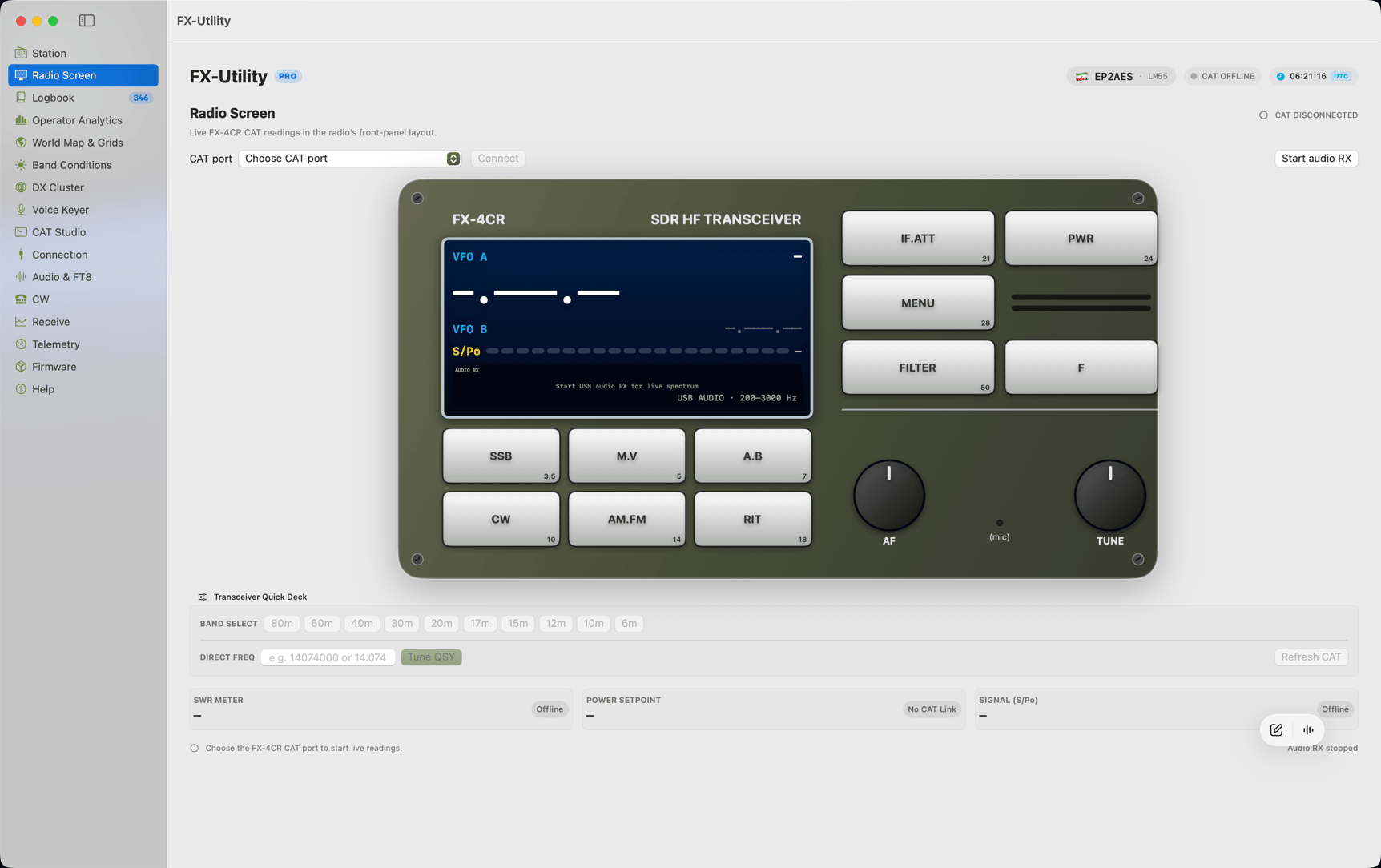 QSO Logbook and ADIF Management Screenshot